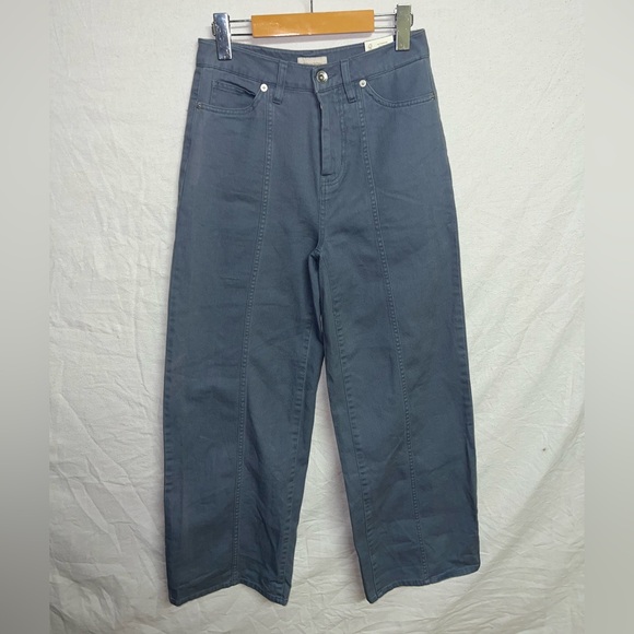 Brixton Pants - Brixton Providence Wide Leg Pants High Waisted Blue Size 25W